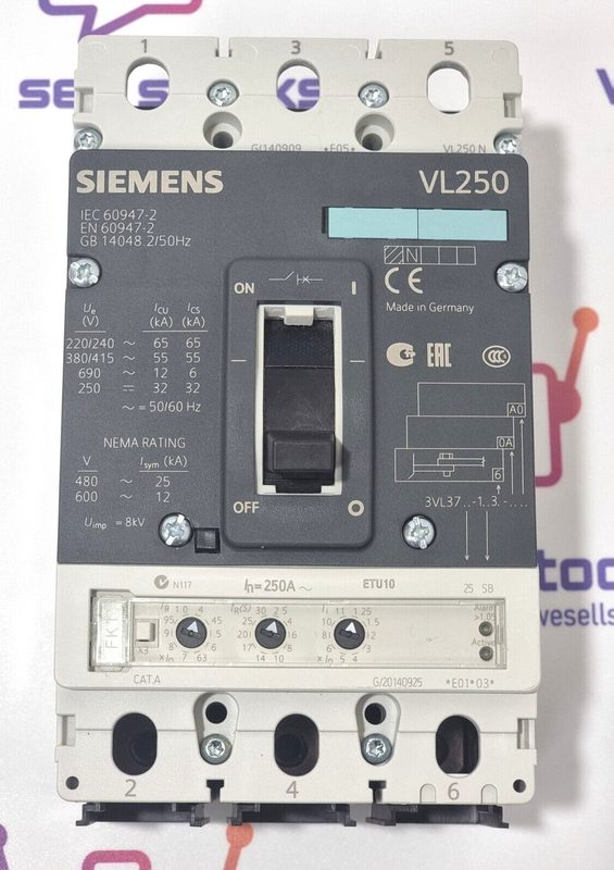 Автоматический выключатель Siemens 3VL3725-1SB36-0AA0