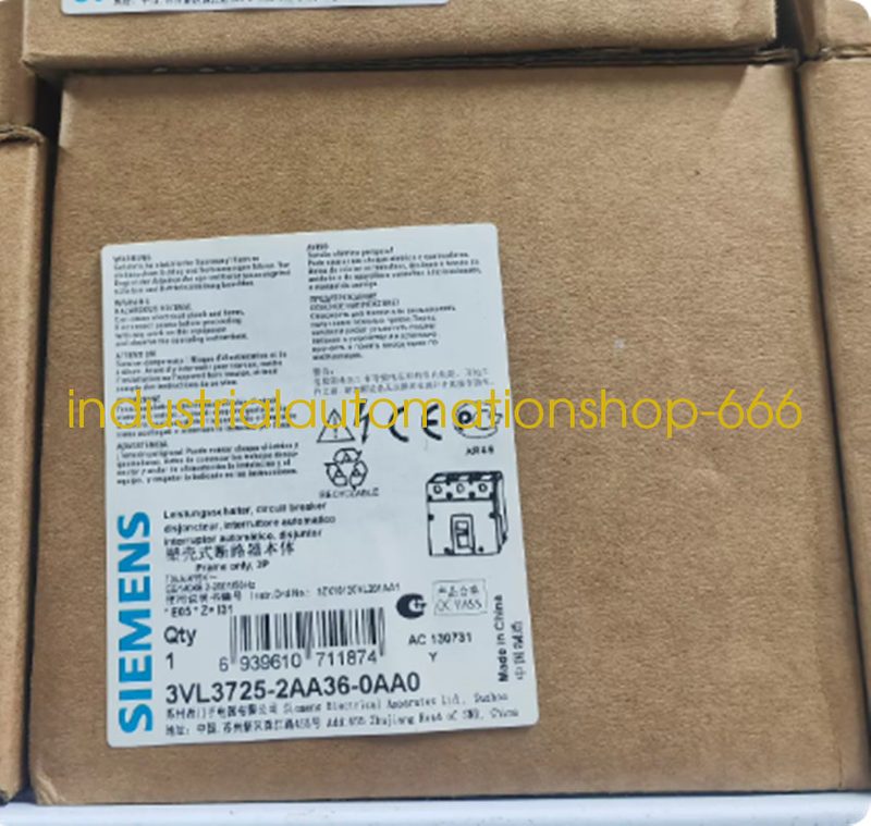 Автоматический выключатель Siemens 3VL3725-2AA36-0AA0