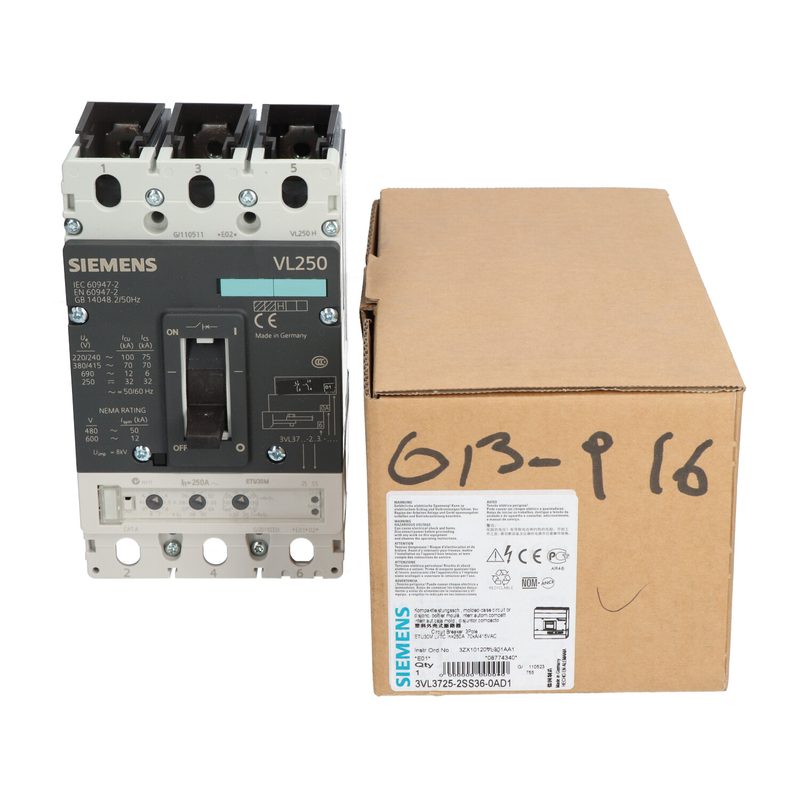 Автоматический выключатель Siemens 3VL3725-2SS36-0AD1