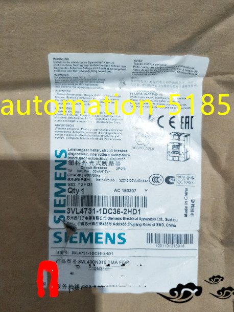 Автоматический выключатель Siemens 3VL4731-1DC36-2HD1