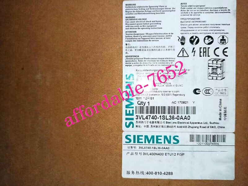 Автоматический выключатель Siemens 3VL4740-1SL36-0AA0