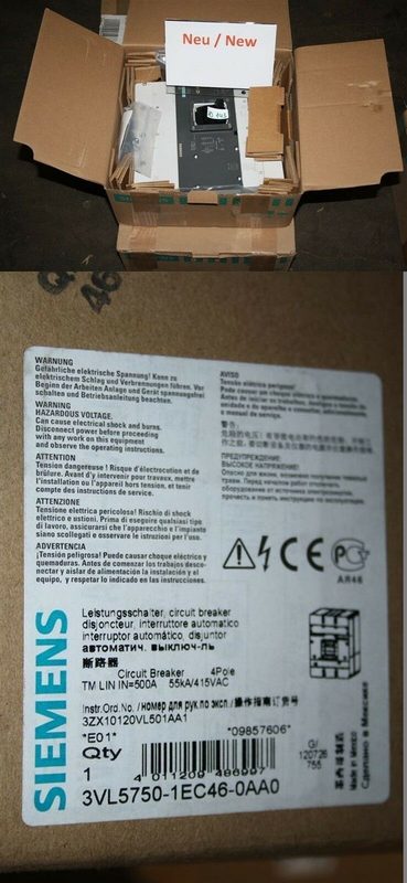 Автоматический выключатель Siemens 3VL5750-1EC46-0AA0