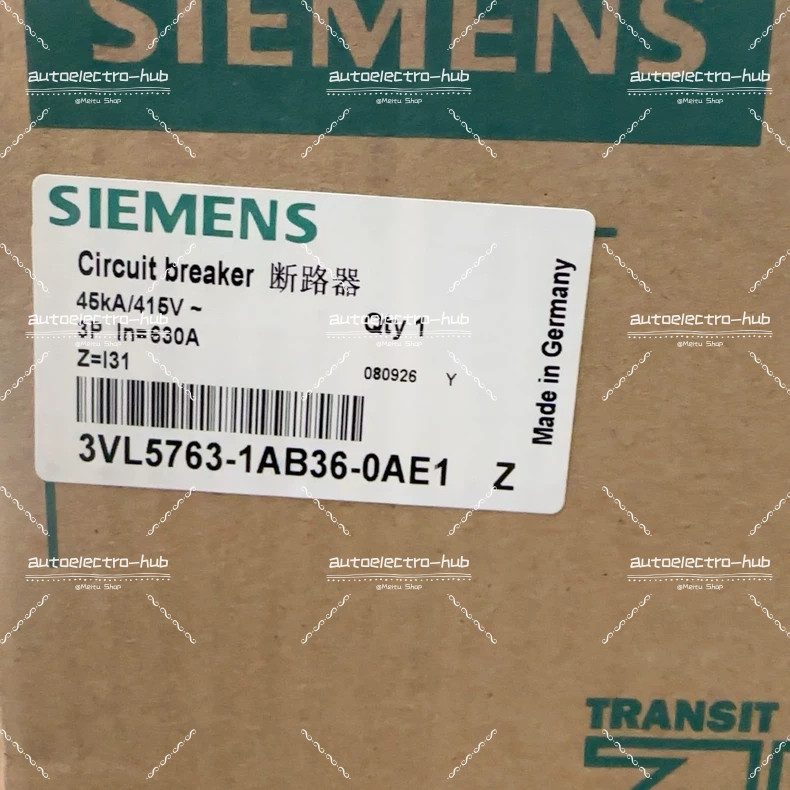 Автоматический выключатель Siemens 3VL5763-1AB36-0AE1