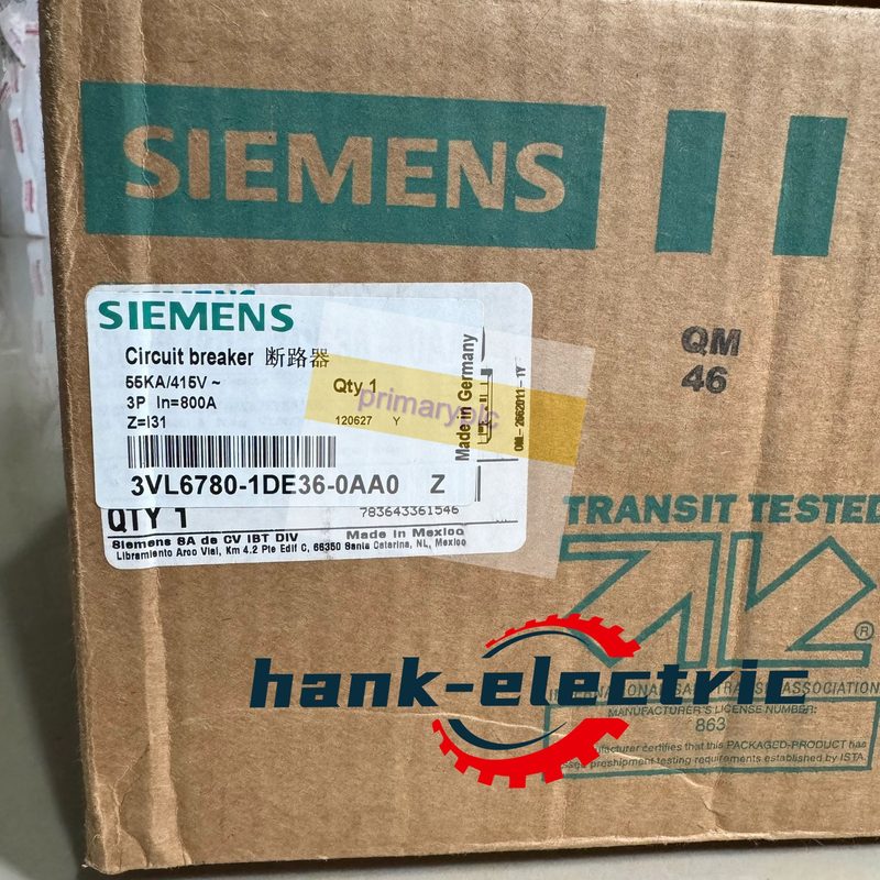 Автоматический выключатель Siemens 3VL6780-1DE36-0AA0