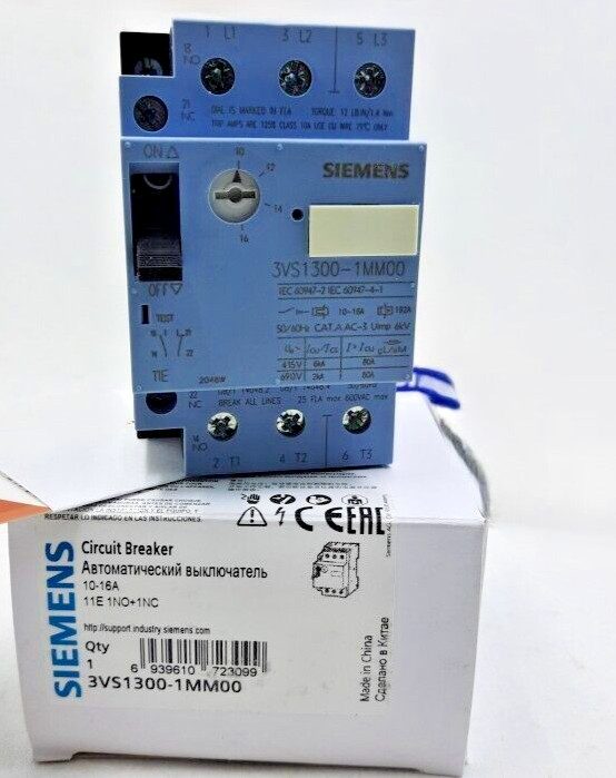 Автоматический выключатель Siemens 3VS1300-1MM00