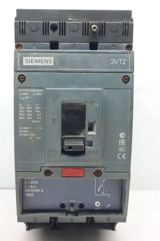 Автоматический выключатель Siemens 3VT275-2AA36-0AA0