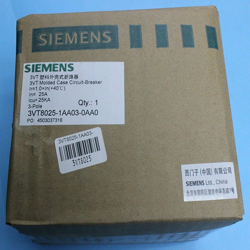 Автоматический выключатель Siemens 3VT8025-1AA03-0AA0
