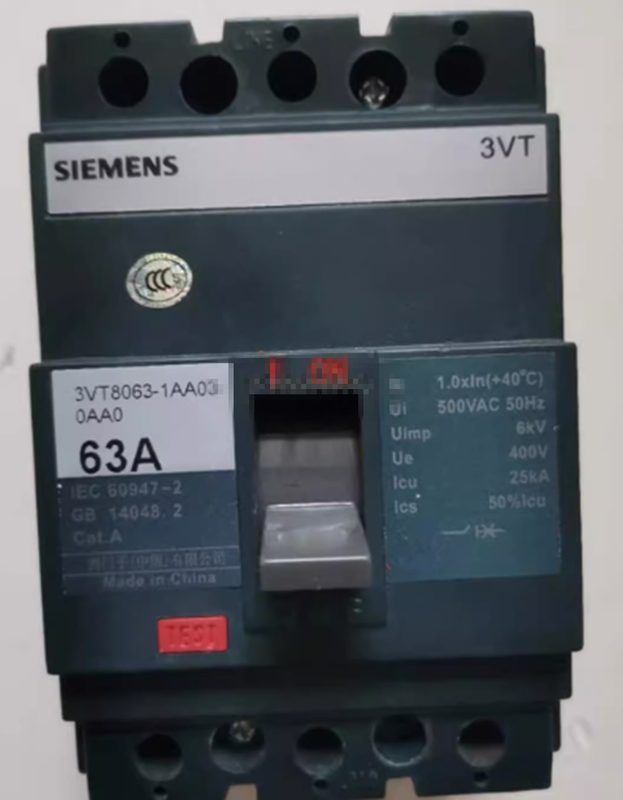 Автоматический выключатель Siemens 3VT8050-1AA03-0AA0