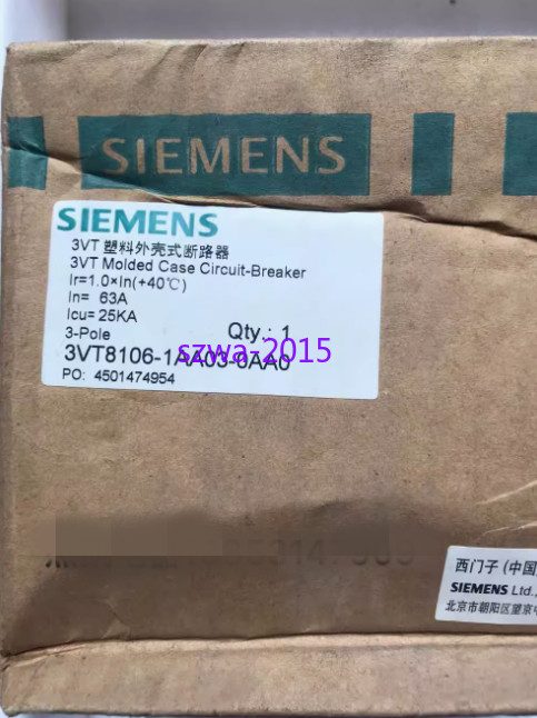 Автоматический выключатель Siemens 3VT8106-1AA03-0AA03P
