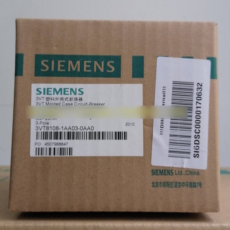 Автоматический выключатель Siemens 3VT8108-1AA03-0AA0