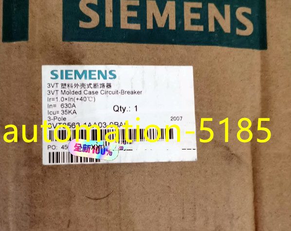 Автоматический выключатель Siemens 3VT8563-1AA03-0BA0