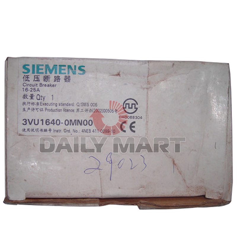 Автоматический выключатель Siemens 3VU1640-0MN00