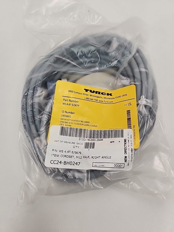Соединительный кабель Turck 4.4-5/S679