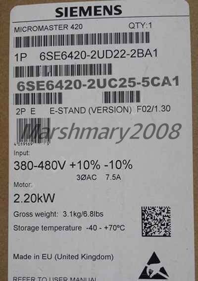 Частотный преобразователь Siemens 420-2UC25-5CA1