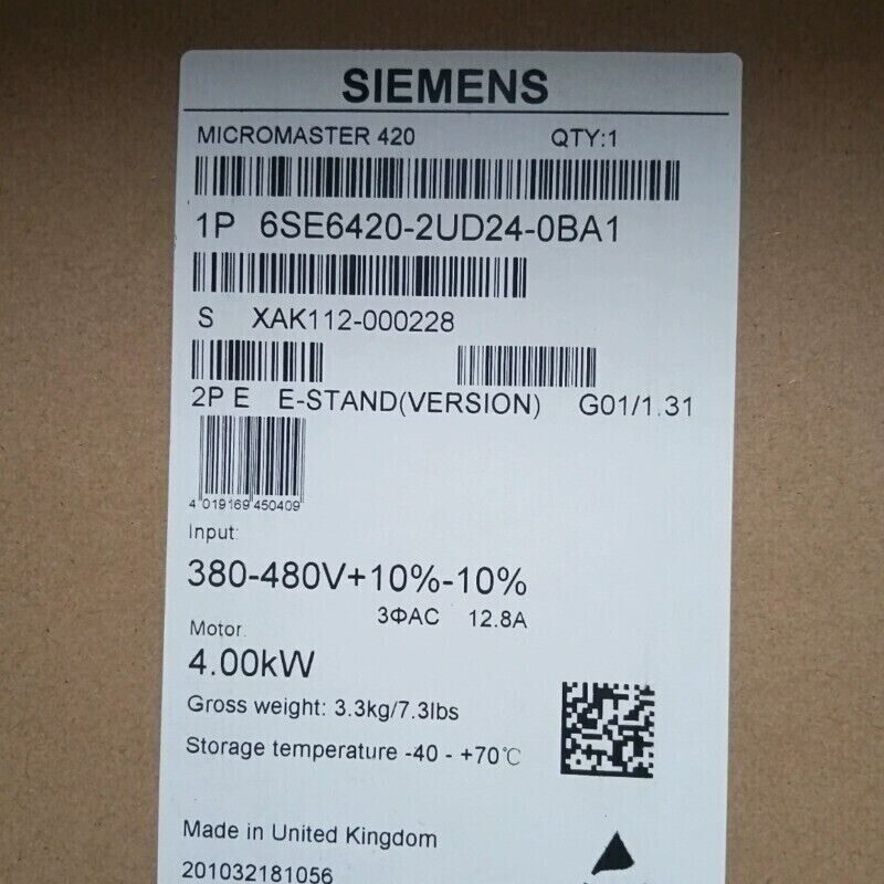 Частотный преобразователь Siemens 420-2UD24-0BA1