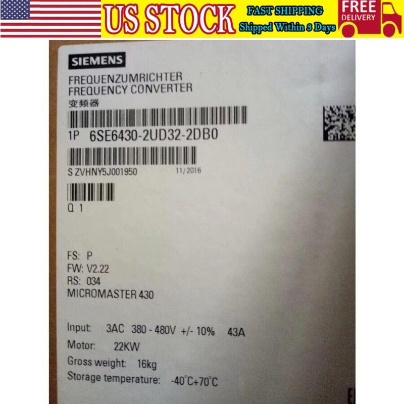 Частотный преобразователь Siemens 430-2UD32-2DB0