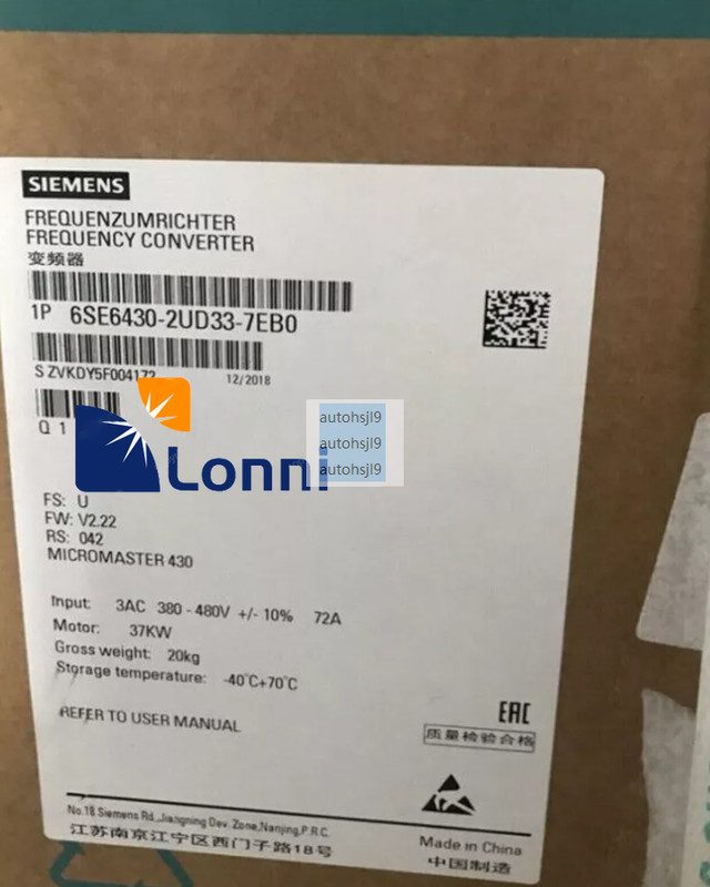 Частотный преобразователь Siemens 430-2UD33-7EB0