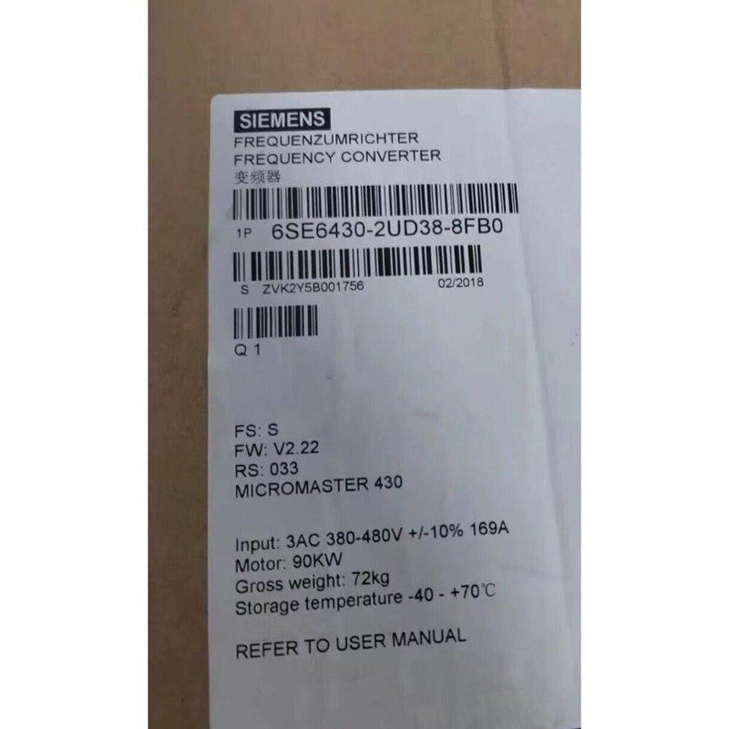 Частотный преобразователь Siemens 430-2UD38-8FB0