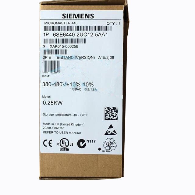 Частотный преобразователь Siemens 440-2UC12-5AA1