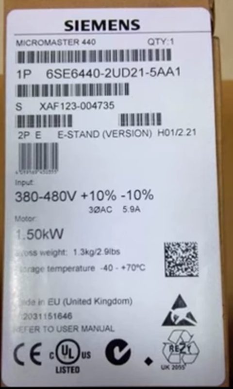 Частотный преобразователь Siemens 440-2UD21-5AA1