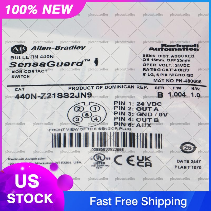 Реле безопасности Allen-Bradley 440N-Z21SS2JN9