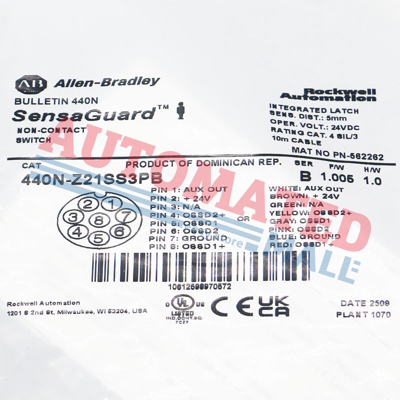 Реле безопасности Allen-Bradley 440N-Z21SS3PB