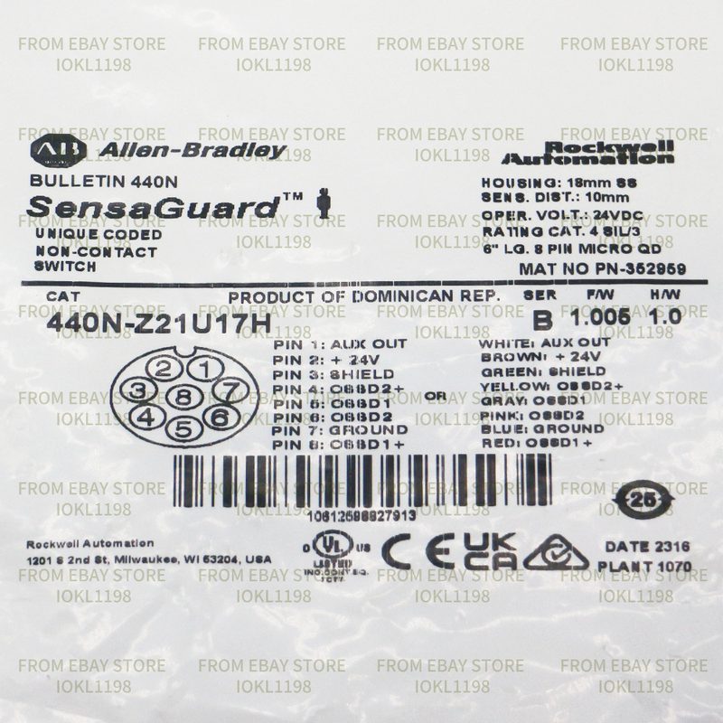Реле безопасности Allen-Bradley 440N-Z21U17H