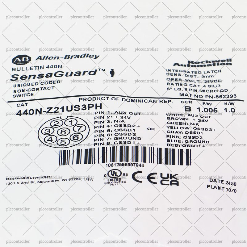 Реле безопасности Allen-Bradley 440N-Z21US3PH