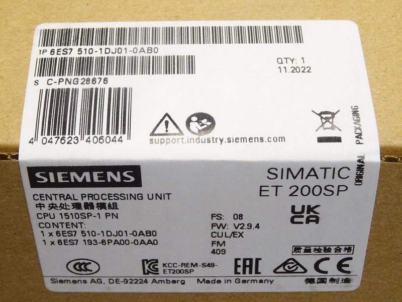 Модуль ввода-вывода Siemens 510-1DJ01-0AB0