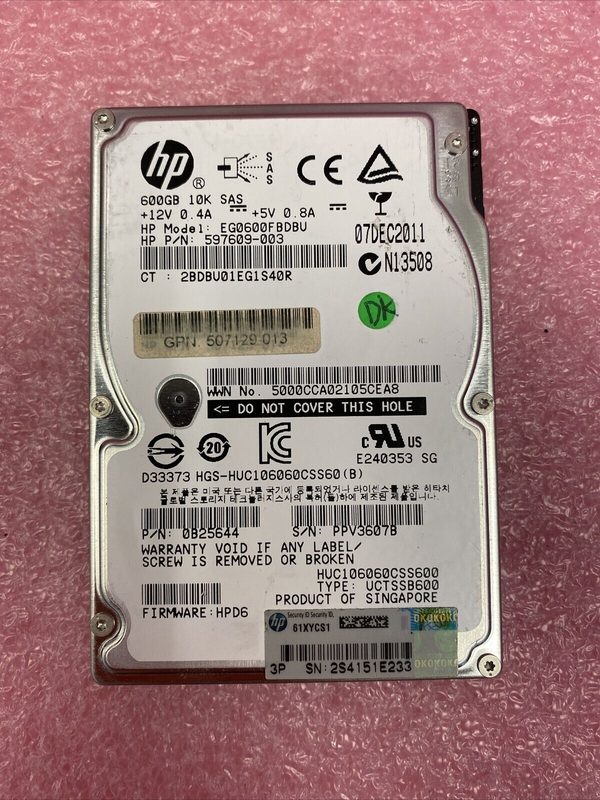 Жёсткий диск HPE 597609-003