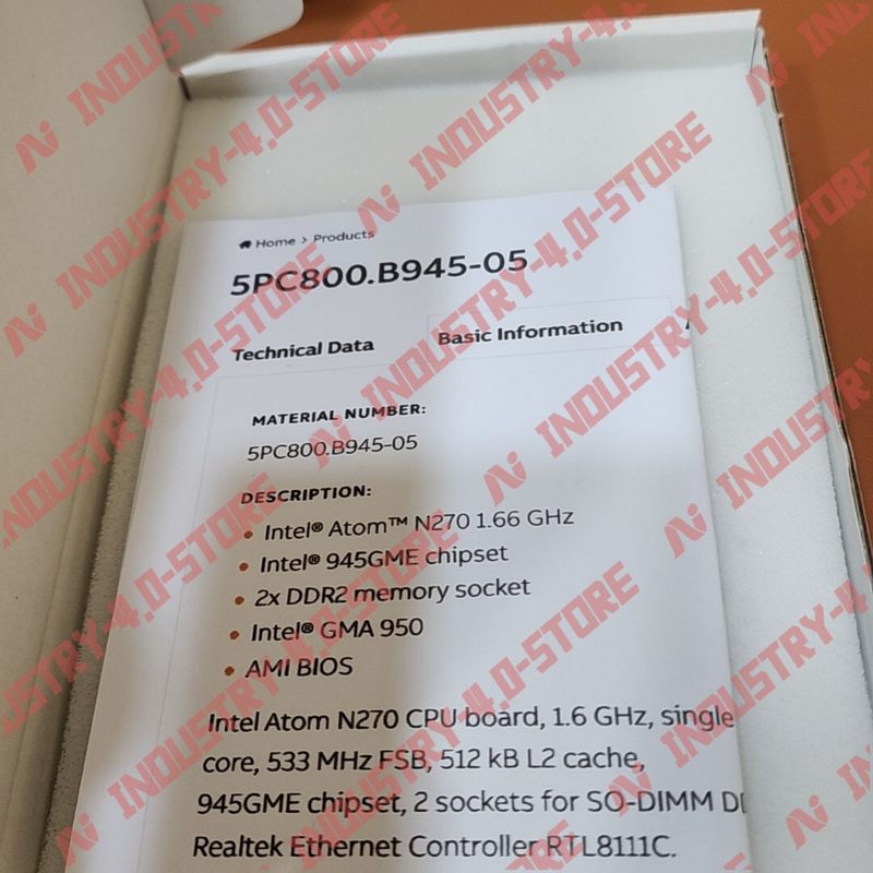 Промышленный компьютер 5PC800.B945-05