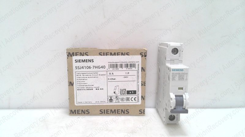 Автоматический выключатель Siemens 5SJ4106-7HG40