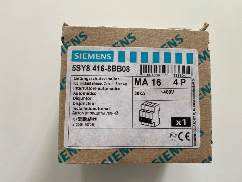 Автоматический выключатель Siemens 5SY8416-8BB08