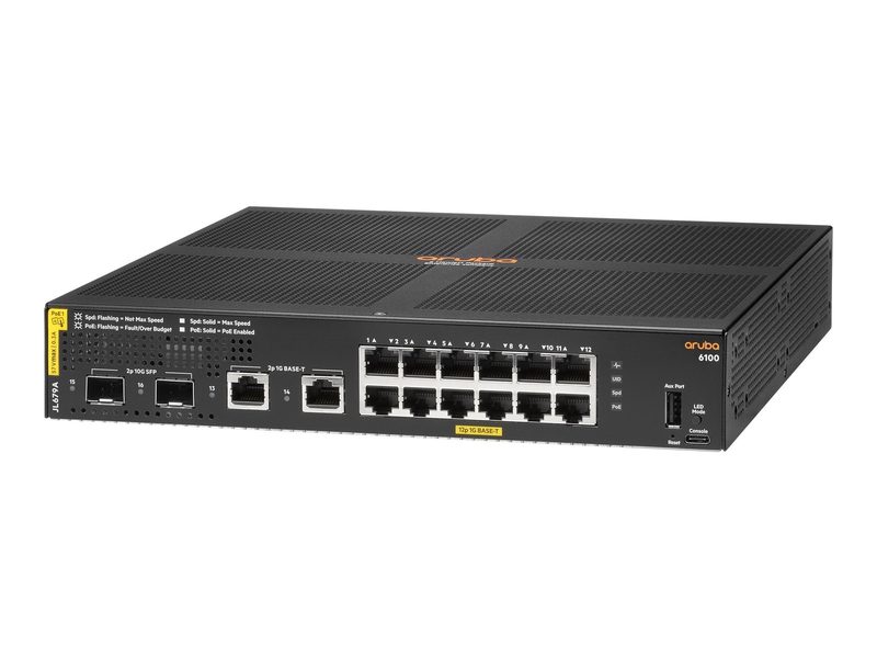 Коммутатор Aruba 6100-12G-POE