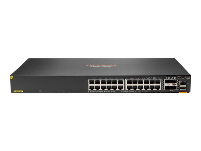 Коммутатор HPE 6200F-24G-CLASS4POE-4SFP