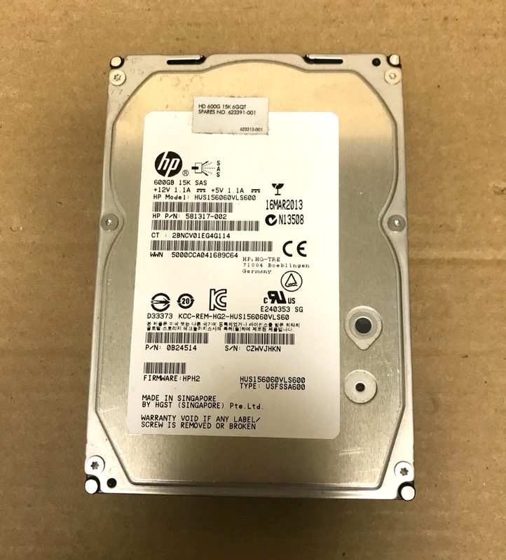 Жёсткий диск HPE 623391-001