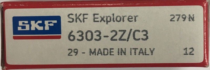 Подшипник 6303-2Z/C3
