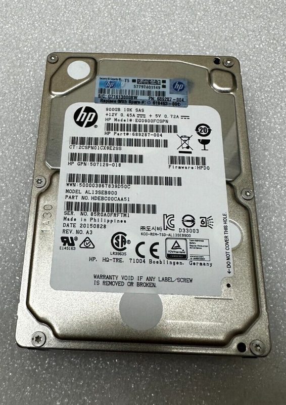 Жёсткий диск HPE 689287-004