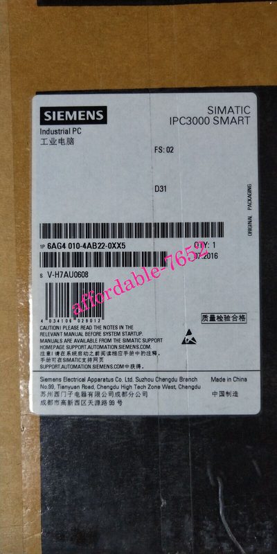 Промышленный компьютер Siemens 6AG4010-4AB22-0XX5