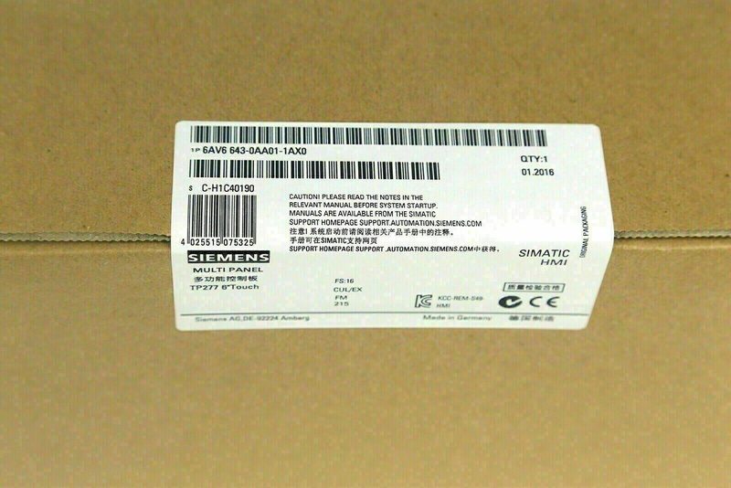 Панель оператора Siemens 6AV6643-0AA01-1AX0
