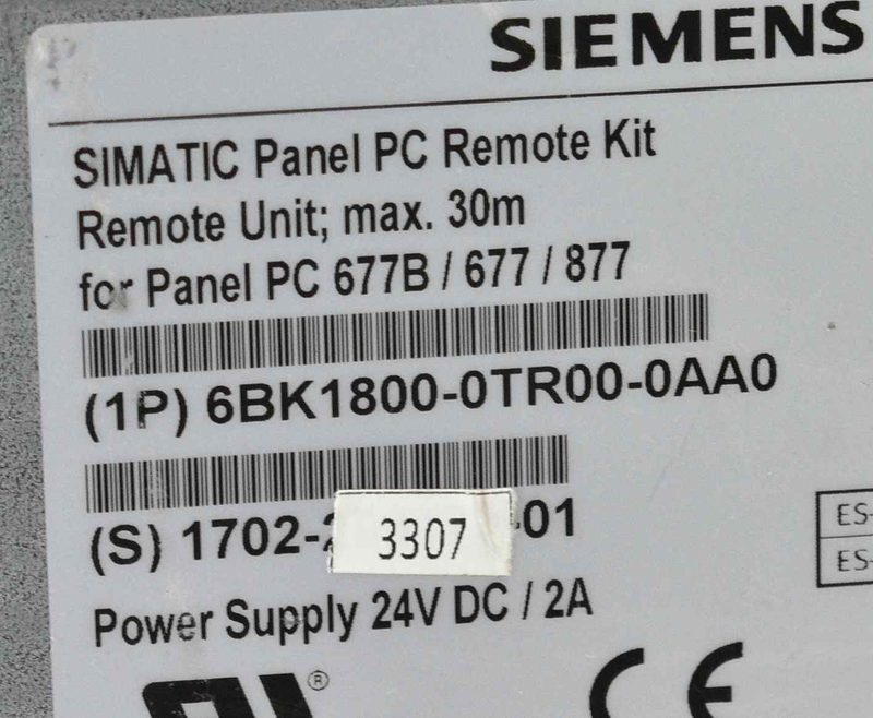 Промышленный компьютер Siemens 6BK1800-0TR00-0AA0