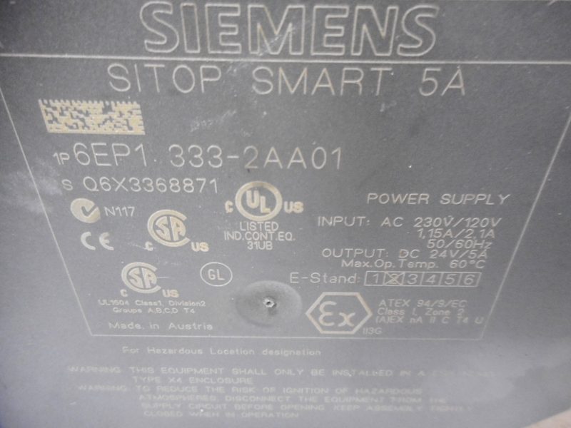 Блок питания Siemens 6EP1-333-2AA01