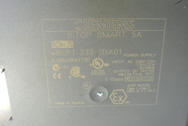 Блок питания Siemens 6EP1-333-2BA01