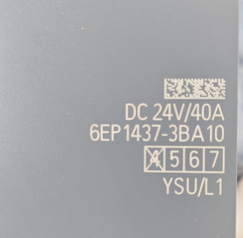 Блок питания Siemens 6EP1437-3BA10