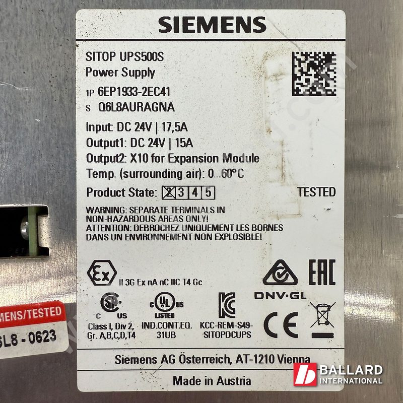 Блок питания Siemens 6EP1933-2EC41