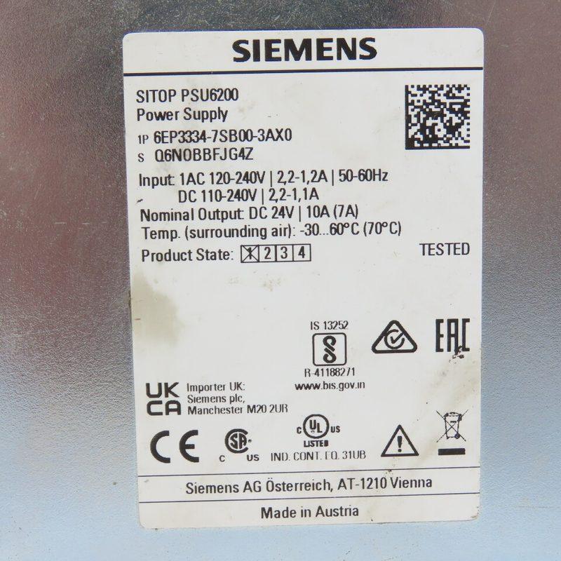 Блок питания Siemens 6EP3334-7SB00-3AX0