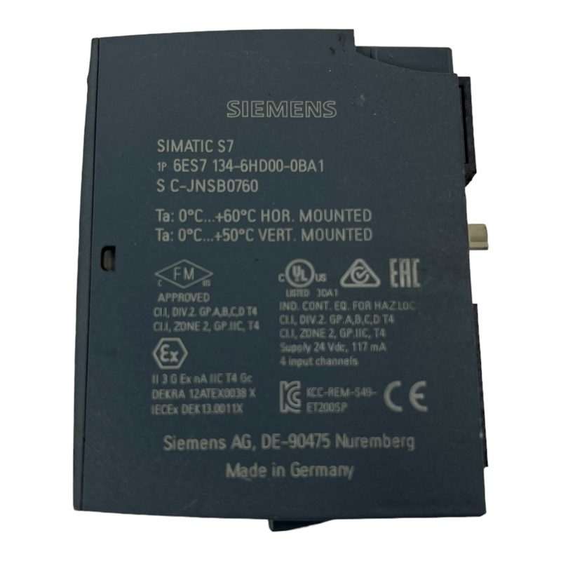 Модуль ввода-вывода Siemens 6ES7134-6HD00-0BA1