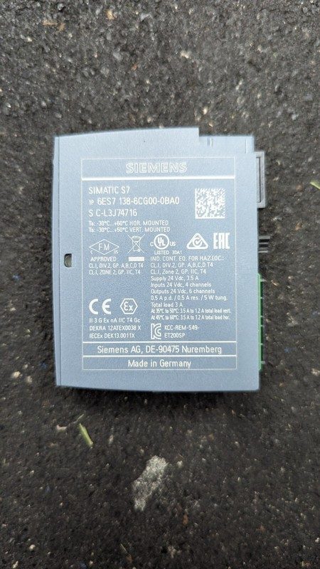 Модуль ввода-вывода Siemens 6ES7138-6CG00-0BA0