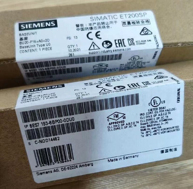 Модуль ввода-вывода Siemens 6ES7193-6BP00-0DU0