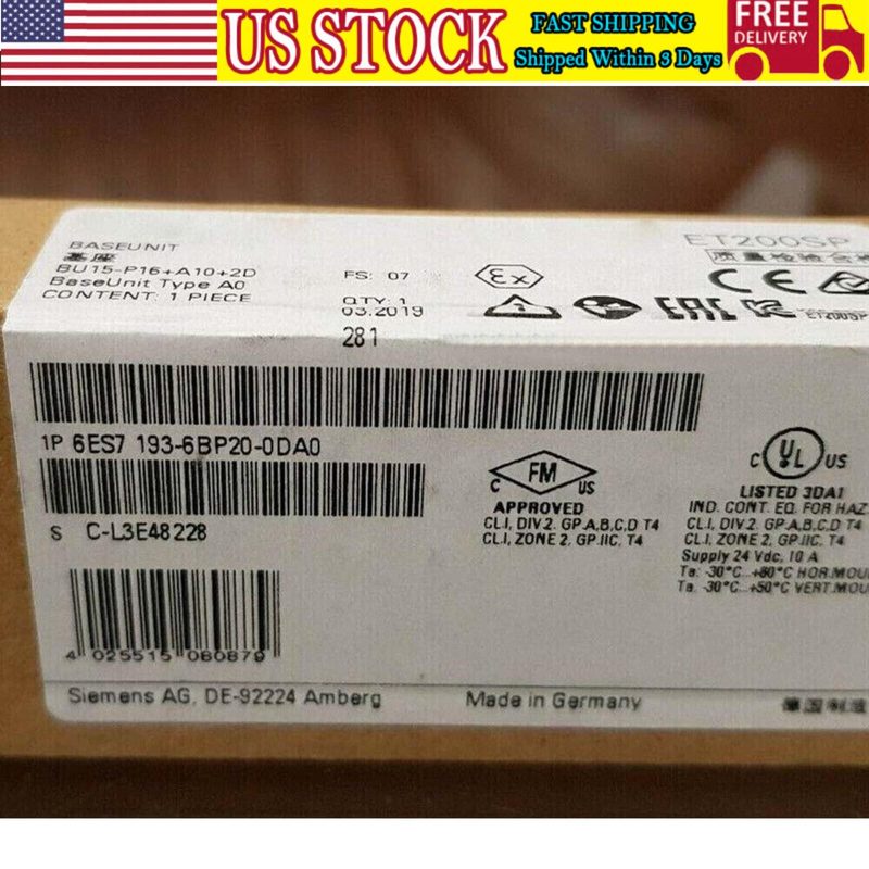 Модуль ввода-вывода Siemens 6ES7193-6BP20-0DA0